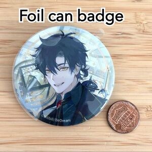 Rare link click foil can badge